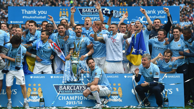 Manchester City League Winning Seasons