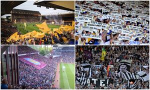 best stadiums in England according to atmosphere