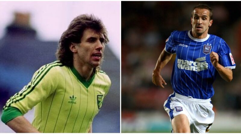 played for both Norwich City and Ipswich Town